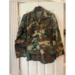 US Navy Camo Combat Military XS Regular Jacket Costume Pockets Uniform Hunting